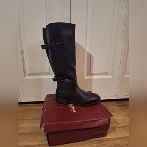 Soda Black Over the Knee Boots